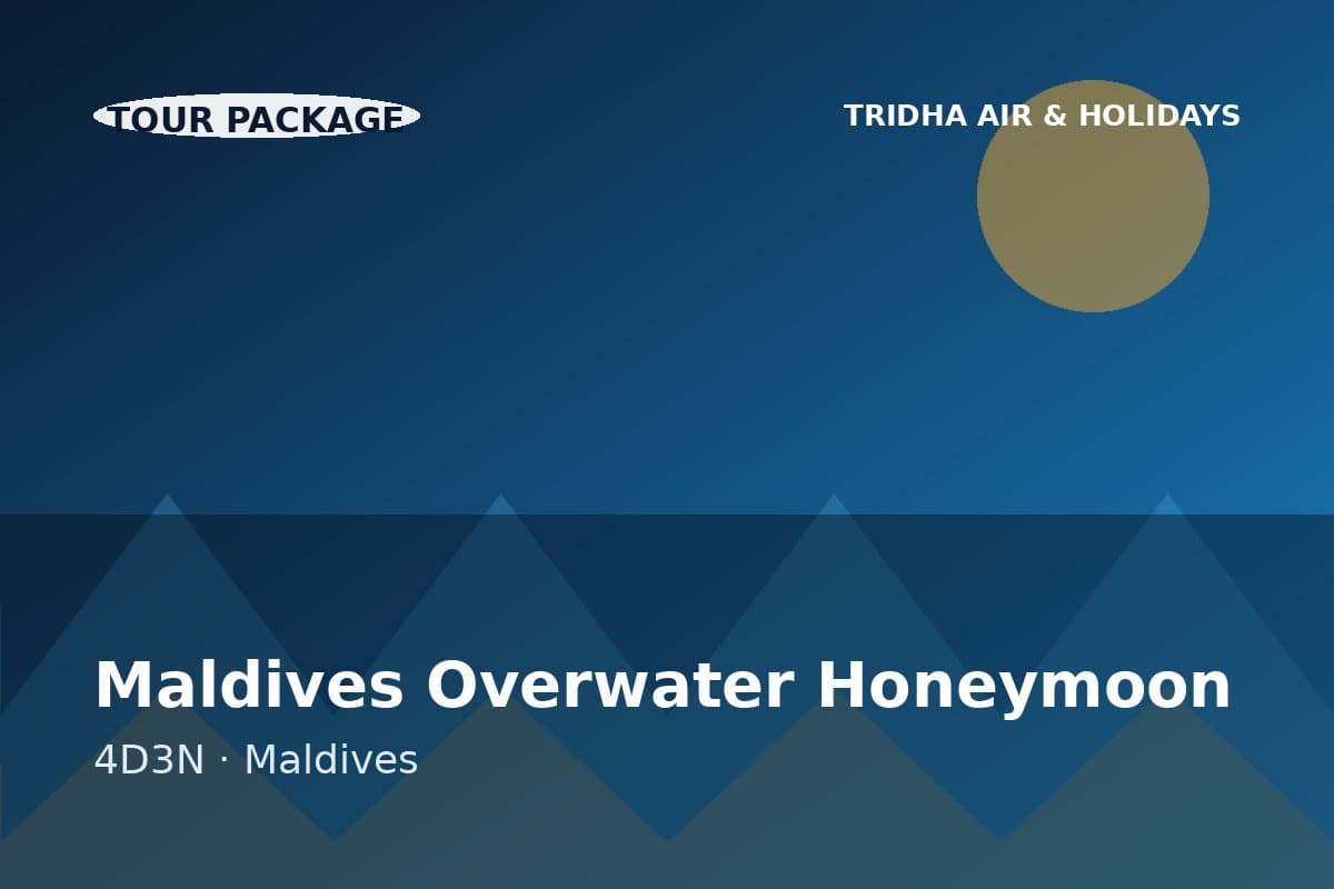 Maldives Overwater Honeymoon